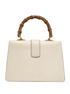 Medium Dionysus Bamboo Top Handle Bag, &pound;595, Handbags, Blue/Red/White, Leather, Back view